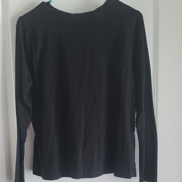 LOFT Dark Gray Long Sleeve Top - Picture 3 of 3